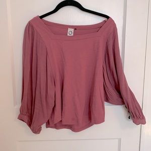 Anthropologie Akemi + Kin decker Top Pink Size XS